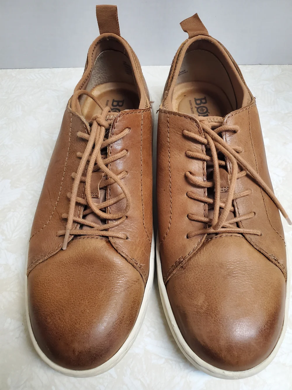 Born Men's Alegheny 11 Brown Leather Lace-Up Shoes